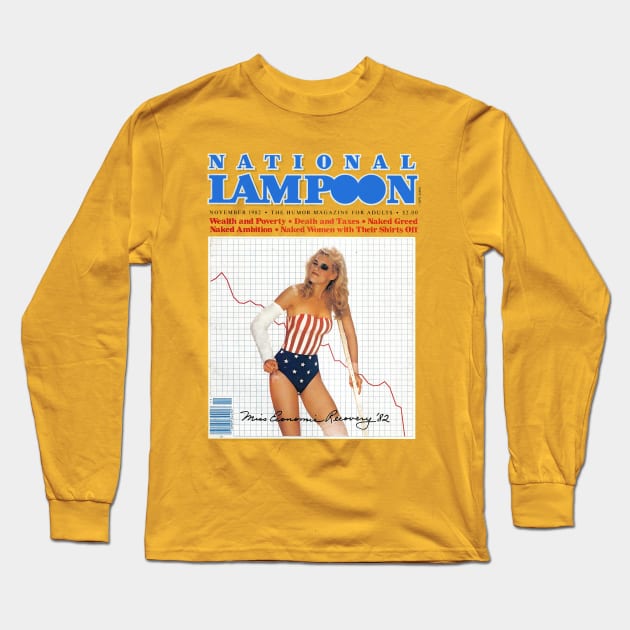 National Lampoon 1982 Long Sleeve T-Shirt by sinewave_labs